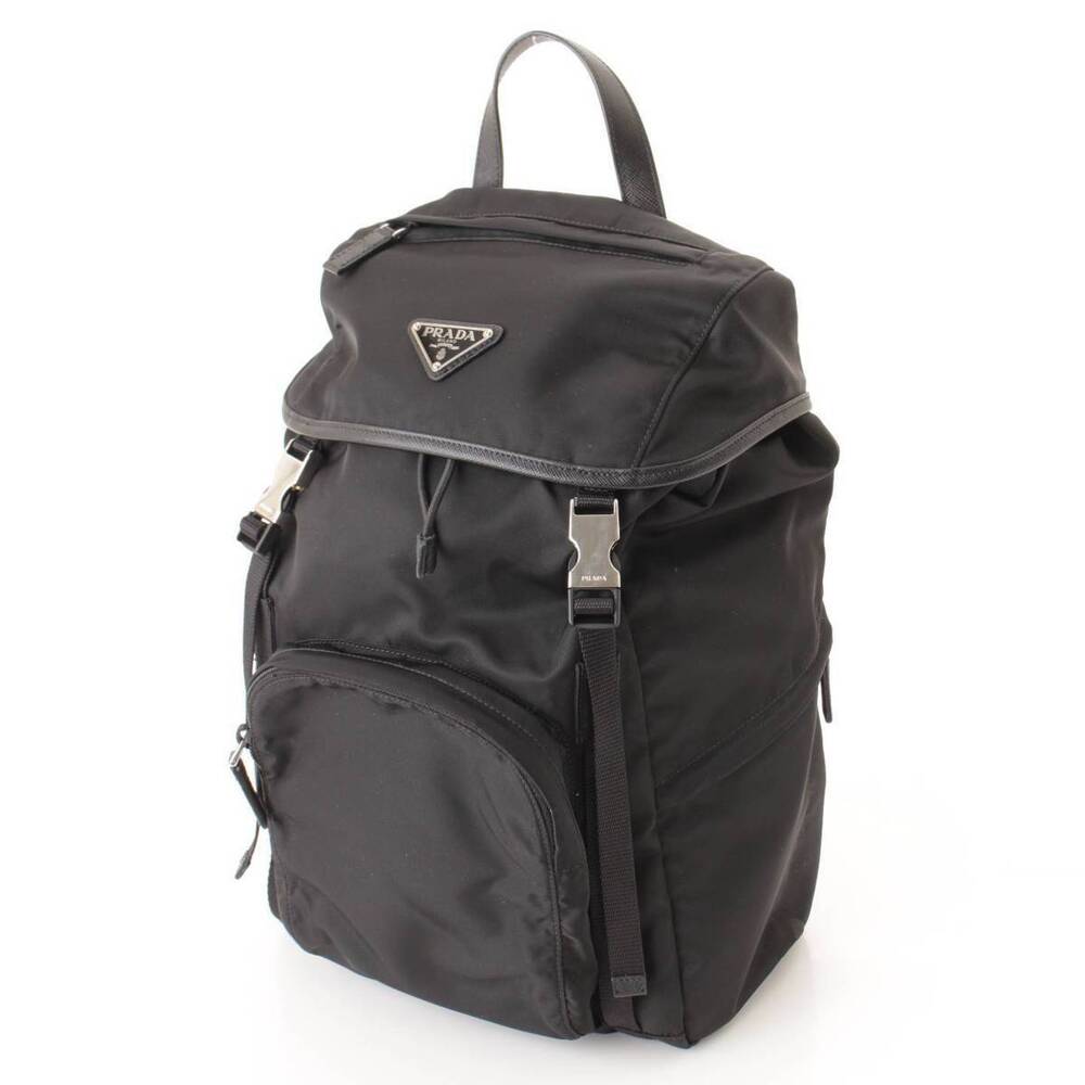 Prada Backpack Black Tessuto VELA